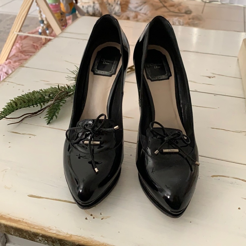 COPY - Dior black patent heels